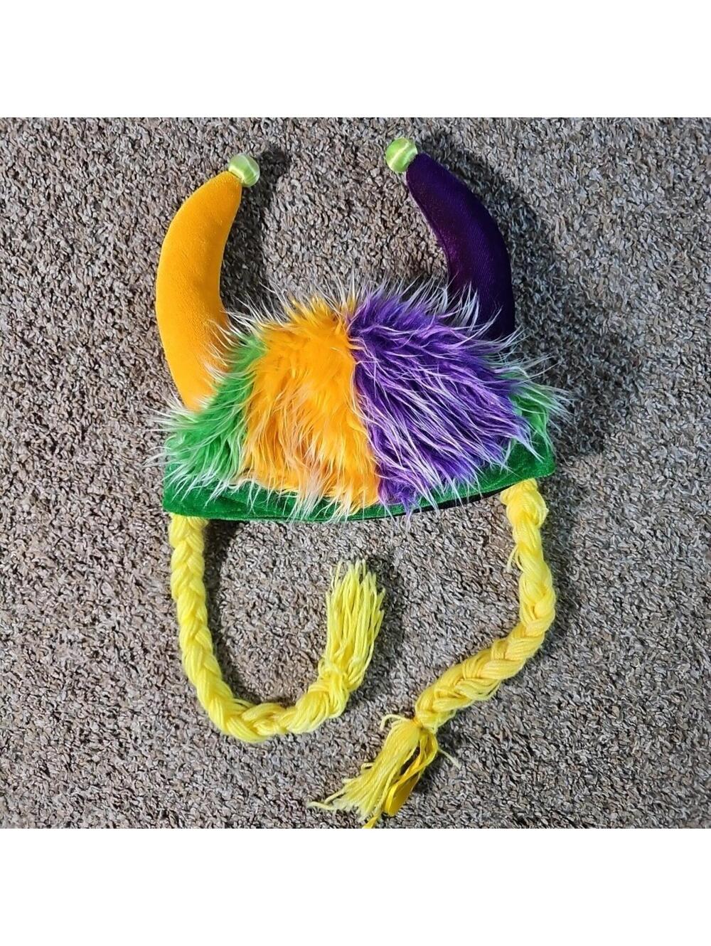 Colorful Viking Tassle Hat